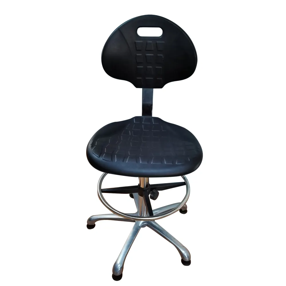 Detall-anti statik rahat yükseklik ayarlanabilir PU köpük ESD sandalye satılık