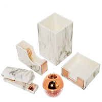 Organiseurs de bureau en acrylique, accessoires d'organisation de bureau 7 en 1 pour la maison