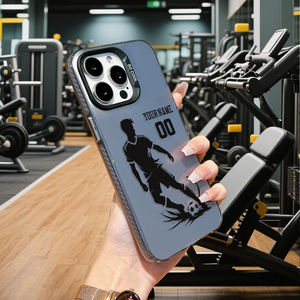 Funda de TPU con Nombre y Número Personalizables para Jugador de Fútbol, Reflectante, Antigolpes, Antihuellas, Pintura UV, 17/16/15/14/13 - Product Image 5