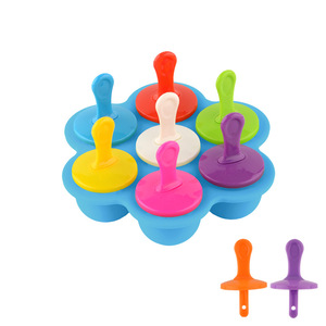 Accesorios de Cocina, Gadgets para el Hogar, Molde de Silicona de 7 Cavidades para Hacer Helados en Forma de Bola, Molde para Hacer Helados DIY, Molde para Batidos de Frutas - Product Image 2
