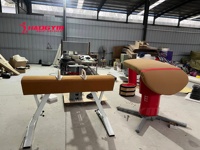 Table de gymnastique HAOGYM, équipement de gymnastique, cheval de sol avec 2 poignées