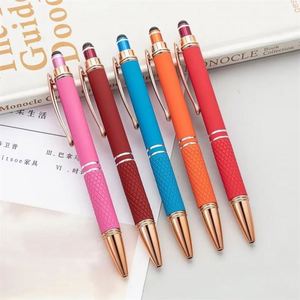 Bolígrafo de Aluminio Personalizado con Logotipo Impreso - Bolígrafo Metálico Promocional con Clic para Dispositivos de Pantalla Táctil - Product Image 2