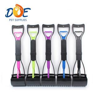 Doe Pet Dog cpoop Scooper all'ingrosso portatile a manico lungo raccoglitore di <span class=keywords><strong>cacca</strong></span> per cani ABS Dog Pooper Pet <span class=keywords><strong>cacca</strong></span> strumento di pulizia prodotto - Product Image 1