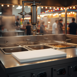 Papel Filtro para Freidoras Comerciales 55L, 100 Hojas, 25.7 X 16.9, para Restaurantes de Comida Rápida y Puestos de Carnaval - Product Image 2