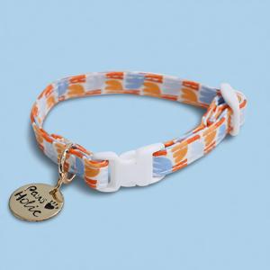 Collar de Perro de Algodón Elegante y de Lujo, Talla XS, Personalizado, Suave, Ligero, Duradero, Cómodo, con Cierre de Hebilla Ajustable, a la Moda - Product Image 1