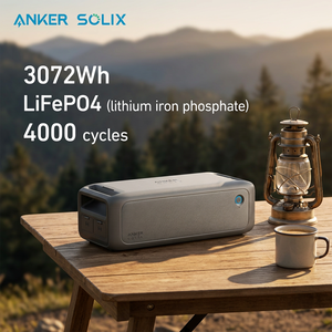 แบตเตอรี่เสริม Anker Solix BP3000 ความจุ 3.072kWh LiFePO4 สำหรับสถานีไฟฟ้า F3000 มาตรฐาน EU ปลั๊กแบบ UK - Product Image 1