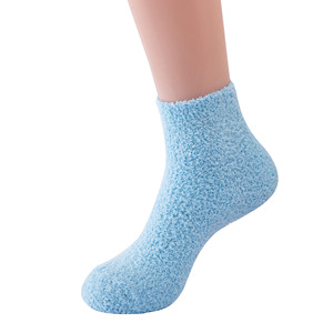 Offre Spéciale confortable moelleux chaud hiver femmes pantoufle microfibre dormir <span class=keywords><strong>chaussettes</strong></span> floues - Product Image 5