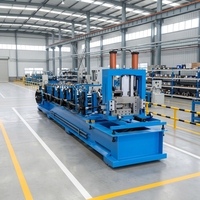 Machine de formage de poutrelles interchangeables CZ à commande PLC, réglage de la taille, machine de fabrication de profilés en Z, machine de formage de poutrelles GI