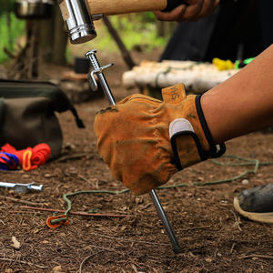 Estacas de acero para tiendas de campaña de 20 cm, color plateado, para uso en camping, lonas, playa y tiendas de nieve. - Product Image 4