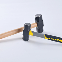 Vente en gros de haute qualité Marteau octogonal enveloppé d'acier Marteau de luge avec manche en bois