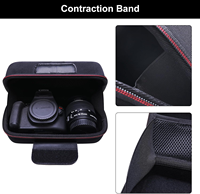 Étui pour appareil photo noir en EVA imperméable pour Canon EOS Rebel R100/R50/T7/R5/R6 Mark II/R7/R8/90D/5D Mark IV Sony pour Nikon DSLR SLR 18-5