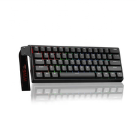 Clavier de jeu magnétique filaire AULA WIN60, programmable via Web, avec mousse absorbante du son multicouche et rétroéclairage RGB dynamique
