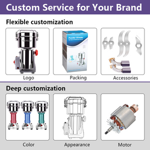Fraiseuse à grains professionnelle, broyeur à <span class=keywords><strong>céréales</strong></span> à finesse réglable pour divers broyages d'épices - Product Image 6