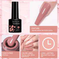LILYCUTE 7ml Gel de couleur pour ongles non toxique, créez votre propre marque, gel UV en résine longue durée pour salon de manucure