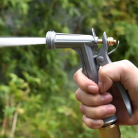 Pistola de Agua de Jardín de Baja Presión HONGCHEN de Zinc de Buena Calidad, Duradera y Fácil de Usar