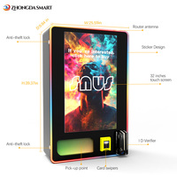Máquina Expendedora de Tabaco Personalizable para Mini Tiendas con Pantalla Táctil, Máquinas Expendedoras Inteligentes con Atomizador y Verificación de Edad