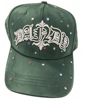 Gorras Deportivas al por Mayor con Visera Curva de Gamuza, Gorras BAEZ con Logotipo Bordado en 3D, Calidad G5, Gorras Ajustables de 5 Paneles