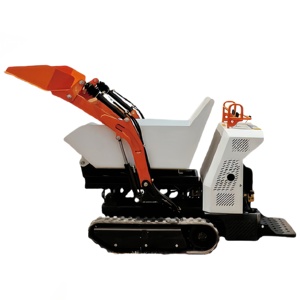 Mini Trái Đất di chuyển máy móc Lift nhỏ tự tải cao su bài hát mini Dumper xe tải tải 500kg 1000kg Mini Skid chỉ đạo Bộ nạp - Product Image 4