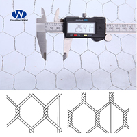 Clôture en grillage hexagonal galvanisé pour élevage de volailles, 8 pieds de haut, en fil d'acier recouvert de PVC