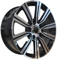 Tempa Khusus 12000T |   Standar DOT |   MOQ 4 18-24 Gloss Black Multi Face Multi Spoke Velg Aluminium Alloy Baru Garansi 6 Tahun