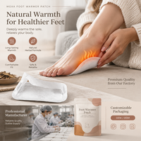 Patch Chauffant Auto-Activé pour les Pieds à l'Armoise – Soulagement de l'Inconfort Féminin pour Usage Quotidien à Domicile