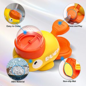 ZMaker nuovo giocattolo a forma di anatra gialla 2-in-1 per cani lento mangiatoia giocattolo interattivo per cani