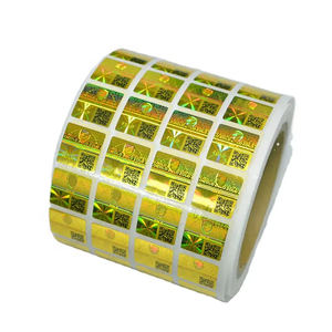 สติกเกอร์โฮโลแกรม 3 มิติ แบบกำหนดเอง ฉลากกันปลอมแบบขูด QR Code - Product Image 2