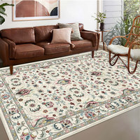 Tapis américain rétro de style persan, couverture complète, couverture européenne pour chambre à coucher, tapis transfrontalier pour salon, canapé