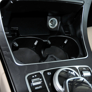 Car Center Console Water Drink Cup Holder Insert Panel per <span class=keywords><strong>Mercedes</strong></span> Benz C <span class=keywords><strong>GLC</strong></span> E V CLS Class W205 W253 W213 W447 W257 W238 - Product Image 6