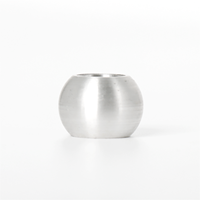 Esfera Hueca de Acero Inoxidable y Aluminio, Fabricada con CNC, de Alta Precisión, Superficie Lisa, Ligera, para Conexión Mecánica
