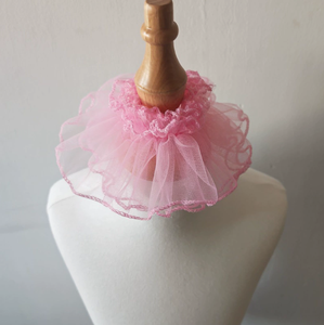 2026 Populaire Chouchou en dentelle plissée en maille douce pour fille, Accessoire capillaire pour enfants, Filet à cheveux en maille pour chignon - Product Image 1