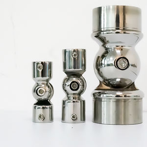 وصلة موصلة مستديرة للدرابزين وأنابيب الحديد المرفوعة من الفولاذ المقاوم للصدأ المرن - Product Image 5