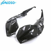 AKOSO 100% Fibre de Carbone Pré-imprégnée 3K Version OEM Cache Latéral de Réservoir de Carburant pour Moto BMW S1000RR M1000RR 2019-2026