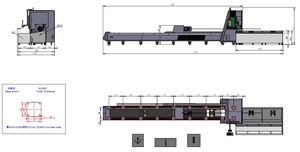 2022 Новинка Gweike LF60M профессиональная машина для лазерной резки металлических волокон для труб с углеродистой нержавеющей сталью квадратная круглая трубка - Product Image 6
