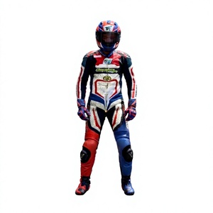 Traje de Carreras Zonda Premium para Hombre, 1 Pieza, Cuero Vacuno/Canguro Genuino, Estilo MotoCP, Mono para Pista, Nivel de Protección 2 - Product Image 1