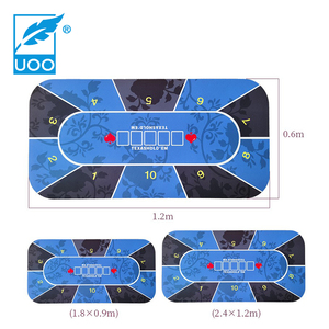 Uoo nhà máy giá cao su Roulette Châu Âu Poker Bảng hàng đầu chơi thẻ cờ Bạc Poker bảng trò chơi Mat - Product Image 4