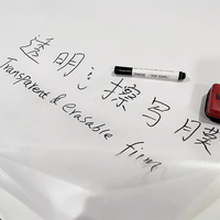 Tableau blanc magnétique auto-adhésif détachable, imperméable et écologique, effaçable à sec, avec taille personnalisable pour les écoles et les bureaux