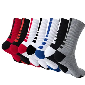 Youki absorb sweat non-slip compression breathable fitness professional sports basketball socks