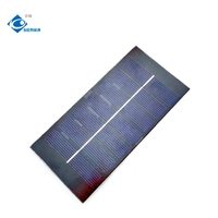 Panneaux solaires en verre laminé 260 mA, mini panneau solaire intelligent 3,5 V 0,9 W, chargeur de panneau solaire miniature extérieur ZW-11858-G