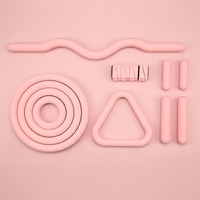 Ballon de yoga avec logo personnalisé, équipement d'équilibre en plastique souple pour le fitness et le Pilates à domicile