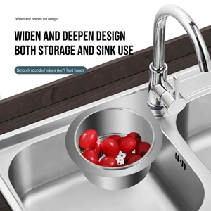 Panier de vidange en acier inoxydable en forme de cygne, filtre multifonctionnel pour évier de cuisine, passoire pour déchets alimentaires, livraison directe - Product Image 3