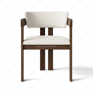 Ferly đơn giản phong cách sang trọng phòng ăn đồ nội thất thiết lập phong cách tếch hình chữ nhật bàn ăn thiết lập với đá cẩm thạch tự nhiên hàng đầu - Product Image 6