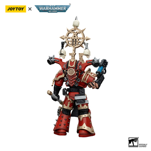 Figura de Acción Coleccionable JOYTOY Warhammer 40K World Eaters Khorne Berserkers con Icono de Khorne, Escala 1/18, Modelo Articulado - Product Image 2