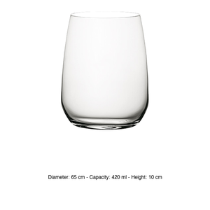 Bormioli Rocco Crystalline Glass Restaurant <b>Water</b> Tumbler 43 cl H 10 cm Ø 6.5 cm - Product Image 3