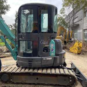 Mini excavatrice sur chenilles Kobelco SK50SR d'occasion Kobelco SK30 SK35 SK75 importée en bon état en vente bon marché - Product Image 3