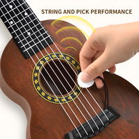 Guitare classique pour enfants de 21 pouces, jouet éducatif, jouable, en plastique, mini-guitare à six cordes pour débutants, pour enfants