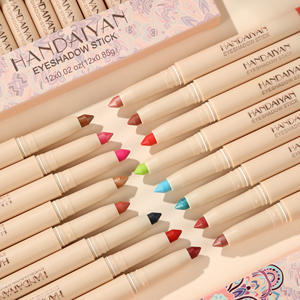 Meilleur ensemble de stylos d'ombre à paupières étanche 12 couleurs double tête avec taille-crayon ombre à paupières - Product Image 4