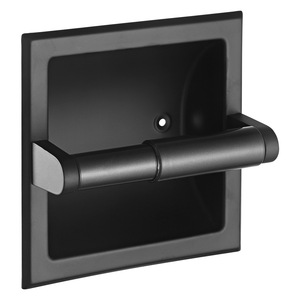 Porte-papier toilette encastré en acier inoxydable 304 moderne pour montage mural, utilisation en extérieur et en hôtel, pour salle de bain et cuisine, usage commercial - Product Image 4