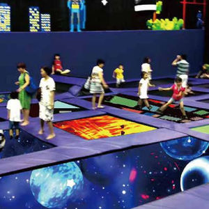 Trampolín somático Proyección Trampolín Juego de proyección Simulador <span class=keywords><strong>M</strong></span>áquina interactiva Parque de atracciones para niños - Product Image 1