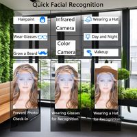 FA01 - Reloj Biométrico de Reconocimiento Facial y Huella Dactilar para el Control de Asistencia de Empleados, Máquina de Registro de Horas